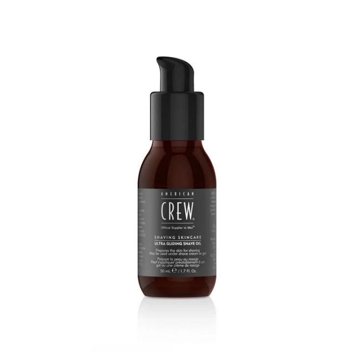 American Crew Shaving Skincare Ultra Gliding Shave Oil 50ml ryhmässä KAUNEUS JA TERVEYS / Hiukset &Stailaus / Parran hoito / Partaöljy @ TP E-commerce Nordic AB (A10234)