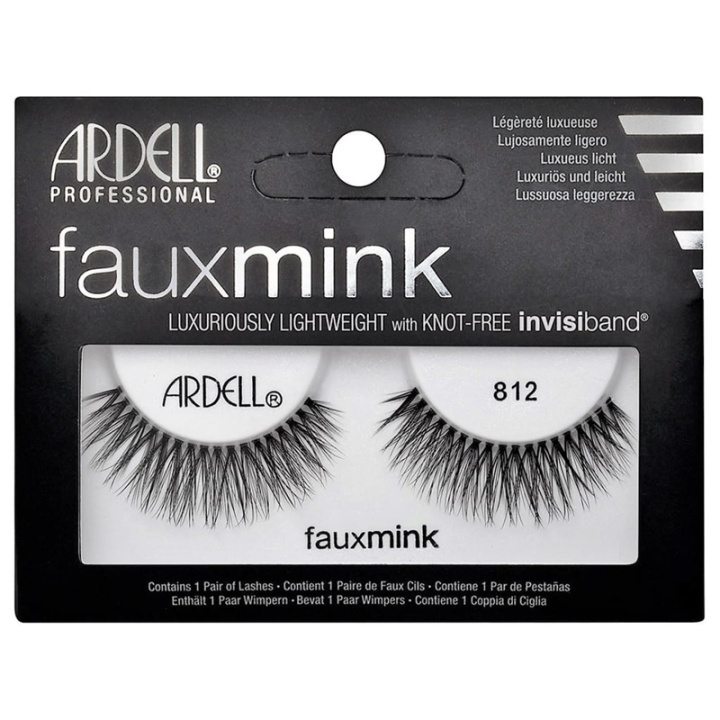 Ardell Faux Mink 812 ryhmässä KAUNEUS JA TERVEYS / Meikit / Silmät ja kulmat / Irtoripset @ TP E-commerce Nordic AB (A10266)