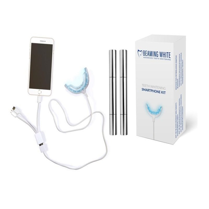 Beaming White Teeth Whitening Smartphone Kit ryhmässä KAUNEUS JA TERVEYS / Suunhoito / Valkaisutuotteet @ TP E-commerce Nordic AB (A10391)