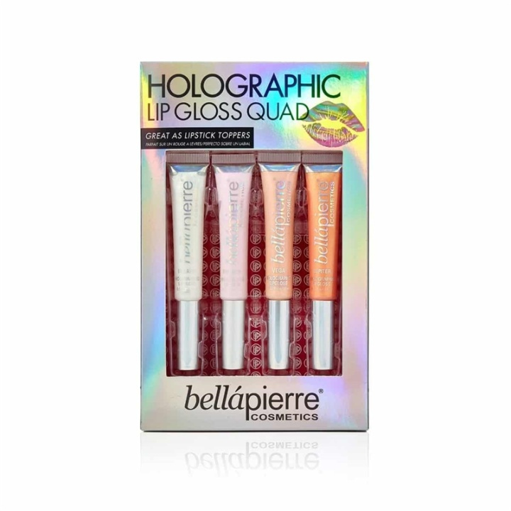 Giftset Bellapierre Holographic Lip Gloss Quad ryhmässä KAUNEUS JA TERVEYS / Lahjapakkaukset / Naisten lahjapakkaukset @ TP E-commerce Nordic AB (A10462)
