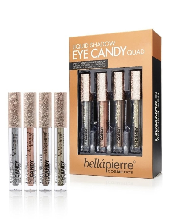 Giftset Bellapierre Liquid Shadow Eye Candy Quad ryhmässä KAUNEUS JA TERVEYS / Lahjapakkaukset / Naisten lahjapakkaukset @ TP E-commerce Nordic AB (A10463)