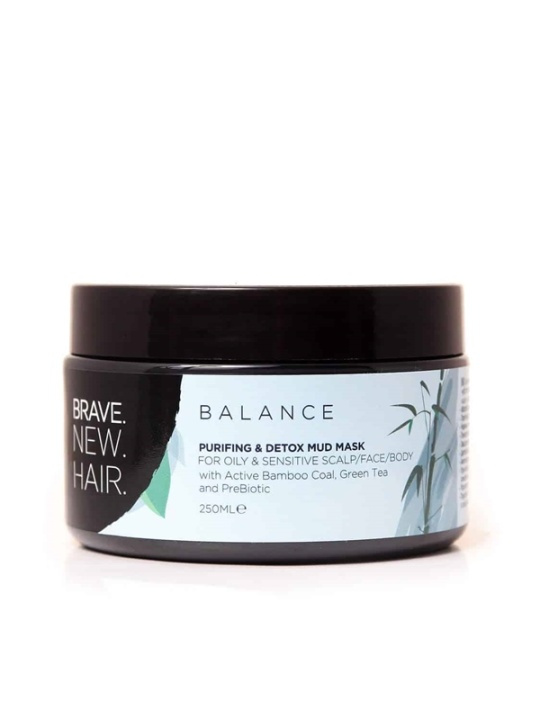 Brave. New. Hair. Balance Purifying & Detox Mud Mask 250ml ryhmässä KAUNEUS JA TERVEYS / Hiukset &Stailaus / Hiustenhoito / Hiusnaamio @ TP E-commerce Nordic AB (A10517)