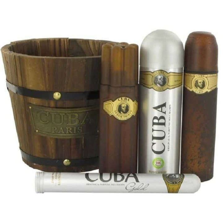 Giftset Cuba Gold Collection for Men Edt ryhmässä KAUNEUS JA TERVEYS / Tuoksut & Parfyymit / Parfyymit / Hajuvesiboksit @ TP E-commerce Nordic AB (A10698)