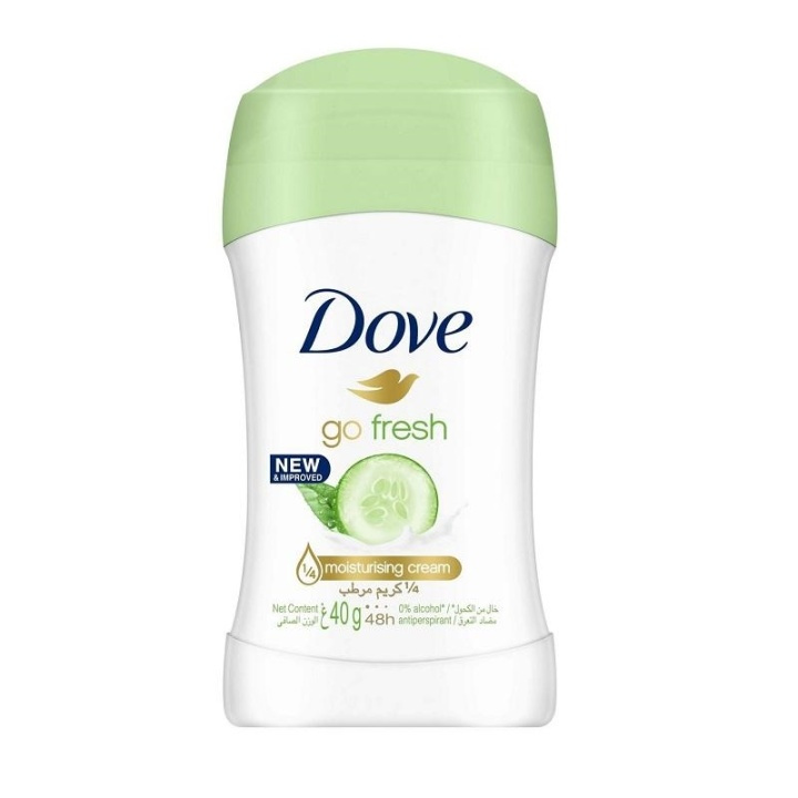 Dove Deostick - Cucumber and Green Tea 40ml ryhmässä KAUNEUS JA TERVEYS / Tuoksut & Parfyymit / Deodorantit / Naisten deodorantit @ TP E-commerce Nordic AB (A10784)