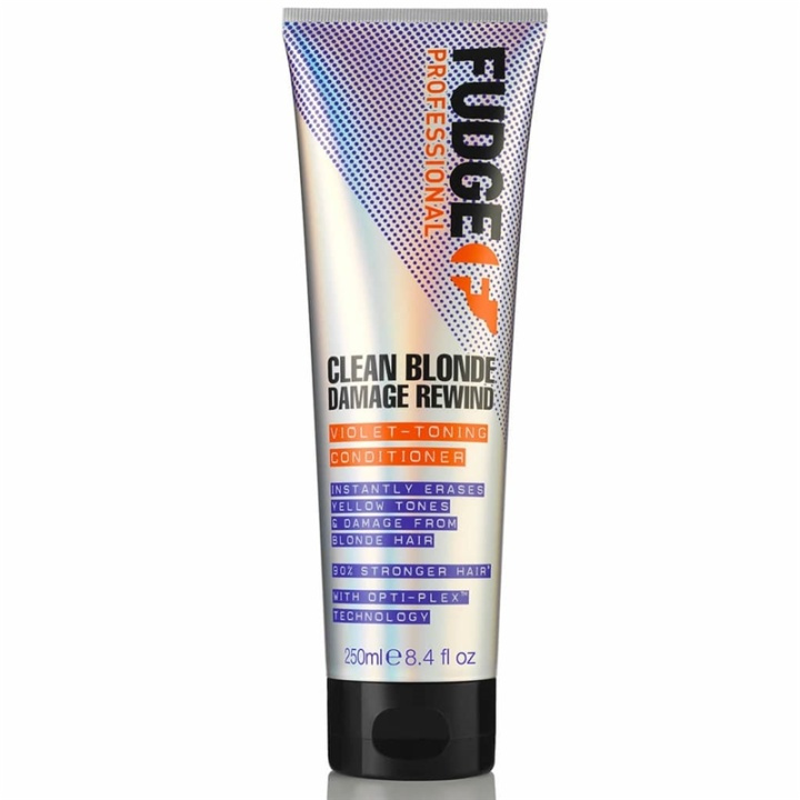 Fudge Clean Blonde Damage Rewind Violet Conditioner 250ml ryhmässä KAUNEUS JA TERVEYS / Hiukset &Stailaus / Hiustenhoito / Hiusväri / Hopeanvärinen hoitoaine @ TP E-commerce Nordic AB (A10917)