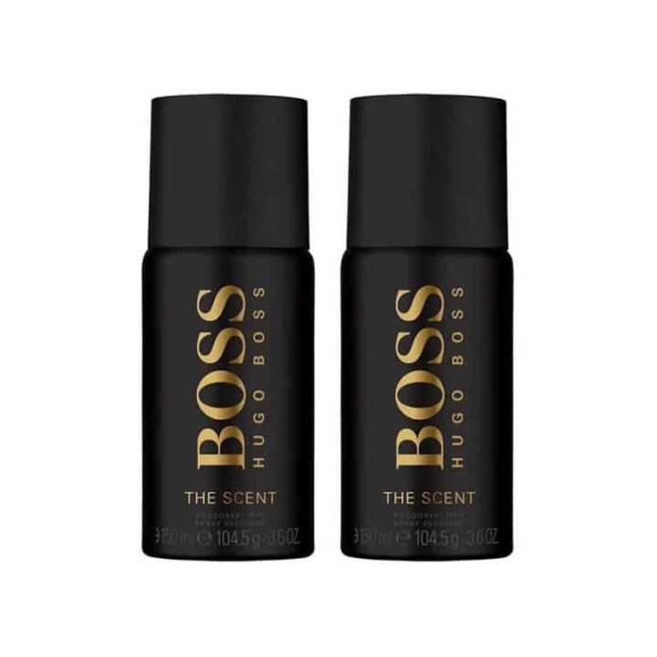 2-pack Hugo Boss The Scent Deo Spray 150ml ryhmässä KAUNEUS JA TERVEYS / Tuoksut & Parfyymit / Deodorantit / Miesten deodorantit @ TP E-commerce Nordic AB (A10986)