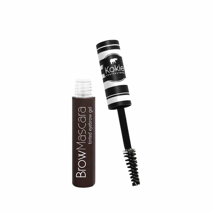 Kokie Brow Mascara Tinted Eyebrow Gel - Dark Brown ryhmässä KAUNEUS JA TERVEYS / Meikit / Silmät ja kulmat / Kulmageeli @ TP E-commerce Nordic AB (A11180)