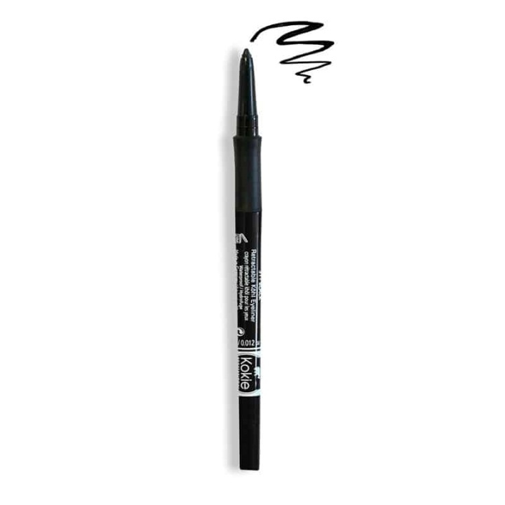 Kokie Retractable Kohl Eyeliner - Black ryhmässä KAUNEUS JA TERVEYS / Meikit / Silmät ja kulmat / Silmänrajauskynä / Kajaali @ TP E-commerce Nordic AB (A11459)