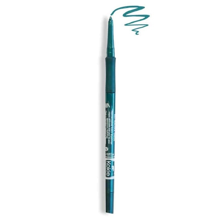 Kokie Retractable Kohl Eyeliner - Peacock Green ryhmässä KAUNEUS JA TERVEYS / Meikit / Silmät ja kulmat / Silmänrajauskynä / Kajaali @ TP E-commerce Nordic AB (A11465)