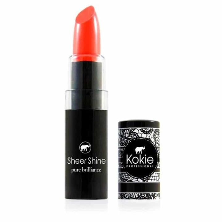 Kokie Sheer Shine Lipstick - Orange Crush ryhmässä KAUNEUS JA TERVEYS / Meikit / Huulet / Huulipuna @ TP E-commerce Nordic AB (A11503)