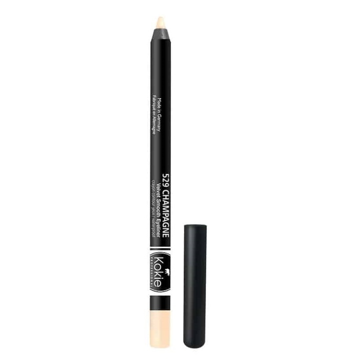 Kokie Velvet Smooth Eyeliner - Champagne ryhmässä KAUNEUS JA TERVEYS / Meikit / Silmät ja kulmat / Silmänrajauskynä / Kajaali @ TP E-commerce Nordic AB (A11551)