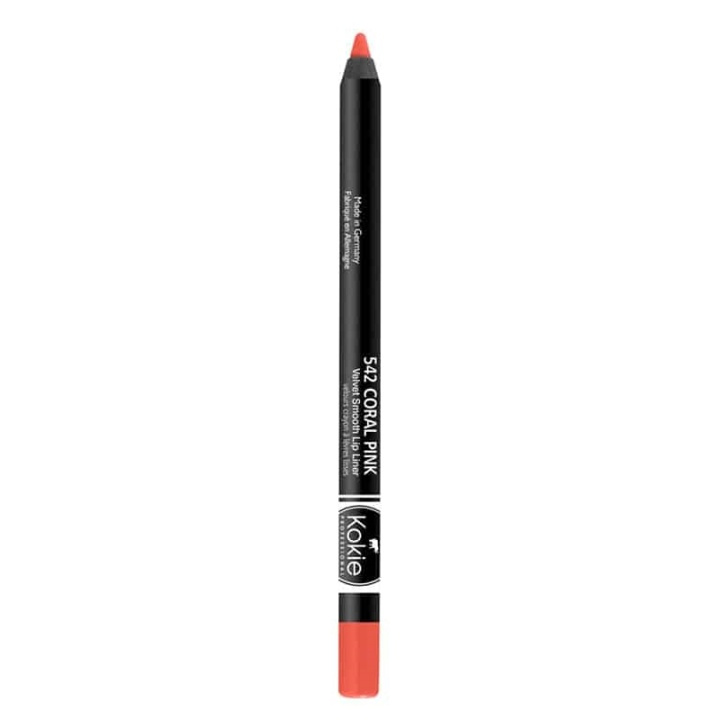 Kokie Velvet Smooth Lip Liner - Coral Pink ryhmässä KAUNEUS JA TERVEYS / Meikit / Huulet / Huulikynä @ TP E-commerce Nordic AB (A11563)