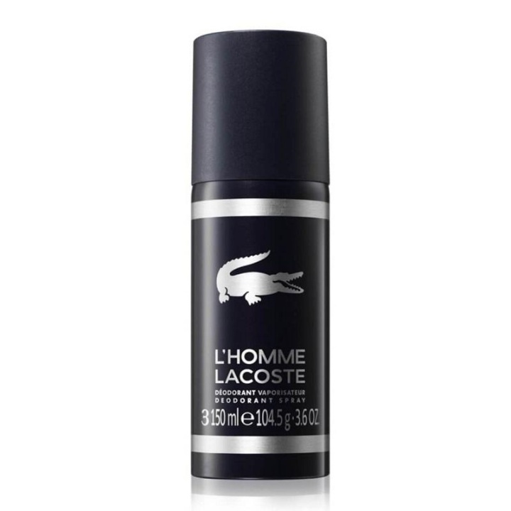 Lacoste Lhomme Deo Spray 150 ml ryhmässä KAUNEUS JA TERVEYS / Tuoksut & Parfyymit / Deodorantit / Miesten deodorantit @ TP E-commerce Nordic AB (A11579)