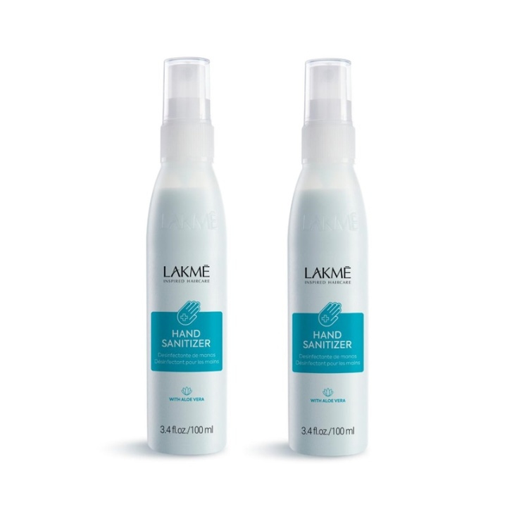 2-pack Lakmé Hand Sanitizer With Aloe Vera 100ml ryhmässä KAUNEUS JA TERVEYS / Terveydenhoito / Käsien desinfiointi @ TP E-commerce Nordic AB (A11585)