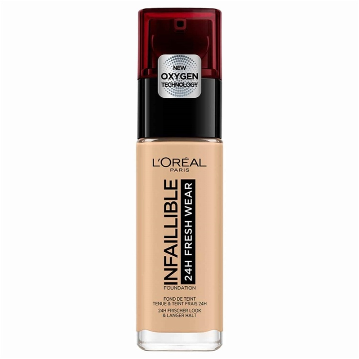 LOreal Paris Infallible 24H Fresh Wear 120 Vanilla 30ml ryhmässä KAUNEUS JA TERVEYS / Meikit / Meikit Kasvot / Meikkivoide @ TP E-commerce Nordic AB (A11662)