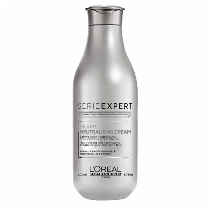 Loreal Serie Expert Silver Neutralising Cream Conditioner 200ml ryhmässä KAUNEUS JA TERVEYS / Hiukset &Stailaus / Hiustenhoito / Hiusväri / Hopeanvärinen hoitoaine @ TP E-commerce Nordic AB (A11682)