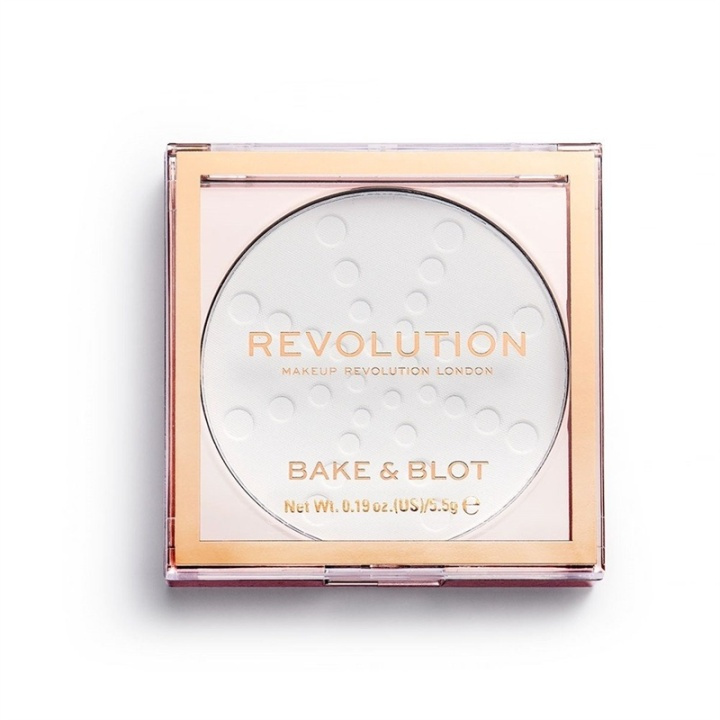 Makeup Revolution Bake & Blot - White ryhmässä KAUNEUS JA TERVEYS / Meikit / Meikit Kasvot / Puuteri @ TP E-commerce Nordic AB (A11734)