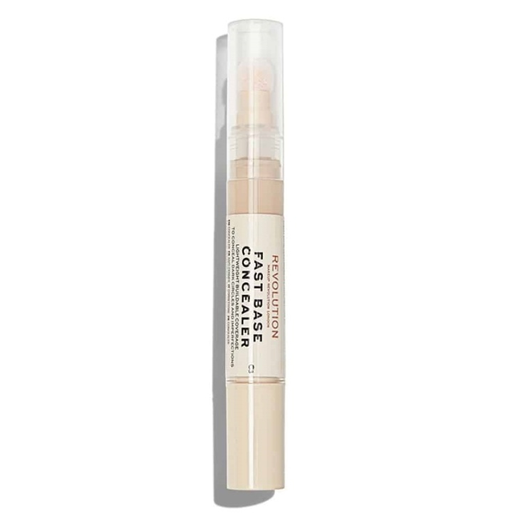 Makeup Revolution Fast Base Concealer C3 ryhmässä KAUNEUS JA TERVEYS / Meikit / Meikit Kasvot / Peitevoide @ TP E-commerce Nordic AB (A11824)