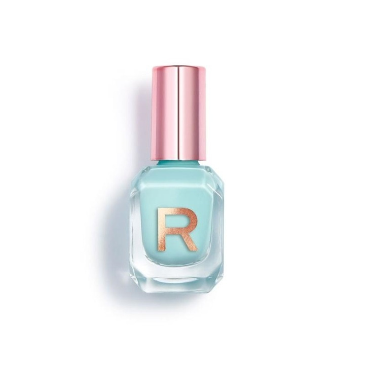 Makeup Revolution High Gloss Nail Polish 10ml - Aqua ryhmässä KAUNEUS JA TERVEYS / Manikyyri/Pedikyyri / Kynsilakka @ TP E-commerce Nordic AB (A11871)