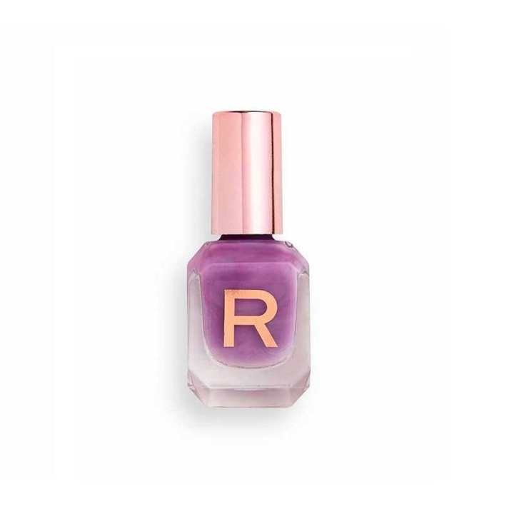 Makeup Revolution High Gloss Nail Polish 10ml - Grape ryhmässä KAUNEUS JA TERVEYS / Manikyyri/Pedikyyri / Kynsilakka @ TP E-commerce Nordic AB (A11878)