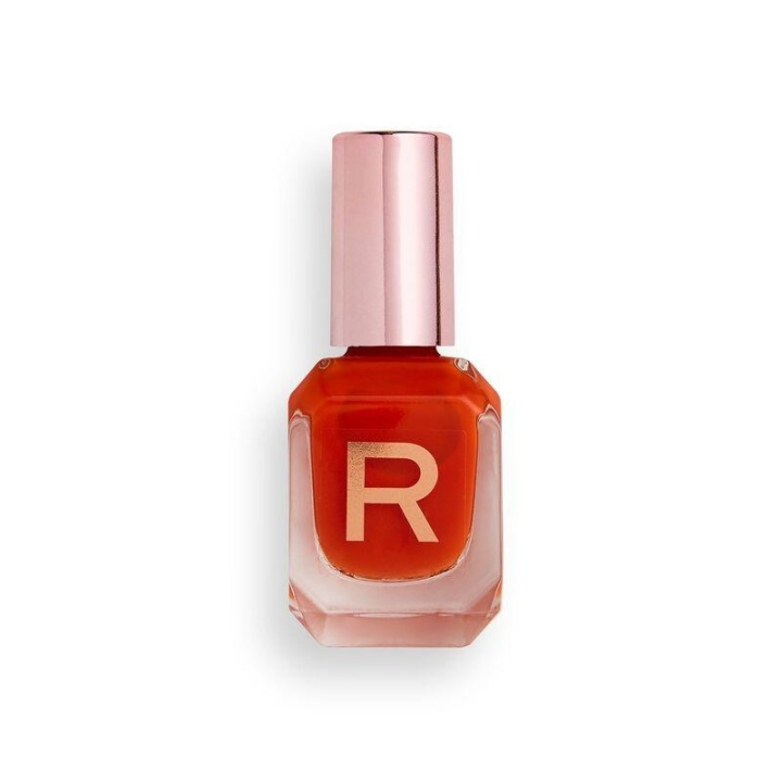 Makeup Revolution High Gloss Nail Polish 10ml - Mango ryhmässä KAUNEUS JA TERVEYS / Manikyyri/Pedikyyri / Kynsilakka @ TP E-commerce Nordic AB (A11882)