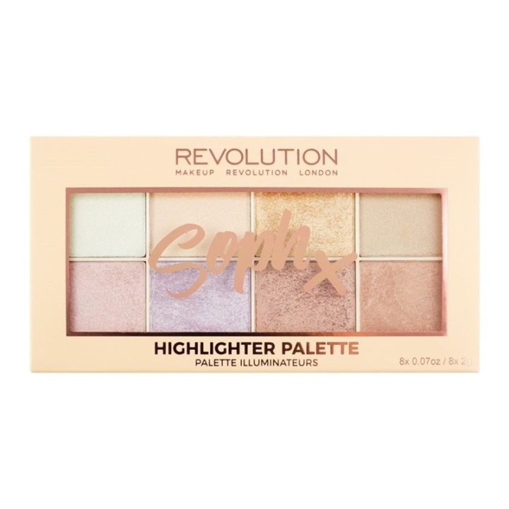 Makeup Revolution Soph X Highlighter Palette ryhmässä KAUNEUS JA TERVEYS / Meikit / Meikit Kasvot / Contour/Highlight @ TP E-commerce Nordic AB (A12030)