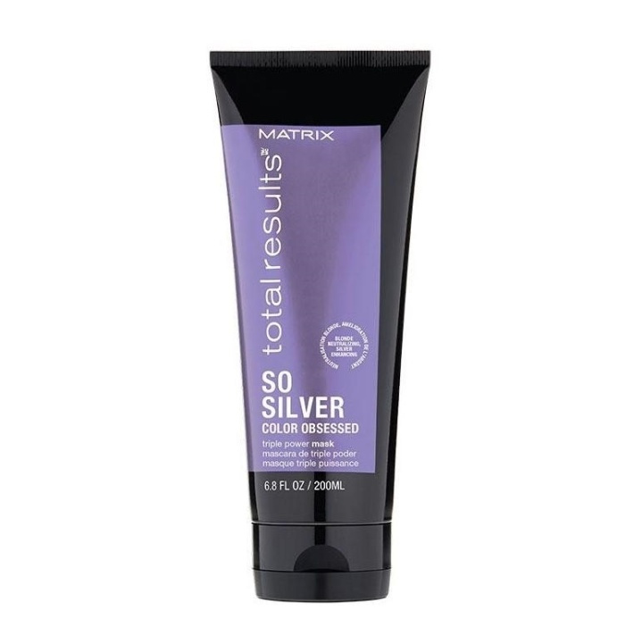 Matrix Total Results Color Obsessed So Silver Mask 200ml ryhmässä KAUNEUS JA TERVEYS / Hiukset &Stailaus / Hiustenhoito / Hiusnaamio @ TP E-commerce Nordic AB (A12066)