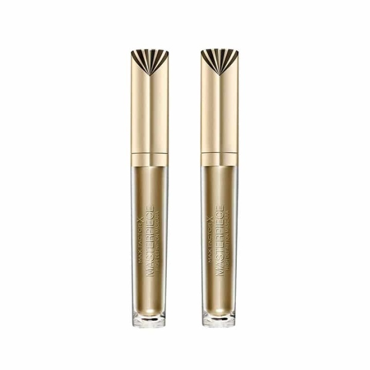 2-pack Max Factor Masterpiece Mascara Rich Black 4,5ml ryhmässä KAUNEUS JA TERVEYS / Meikit / Silmät ja kulmat / Ripsiväri @ TP E-commerce Nordic AB (A12075)