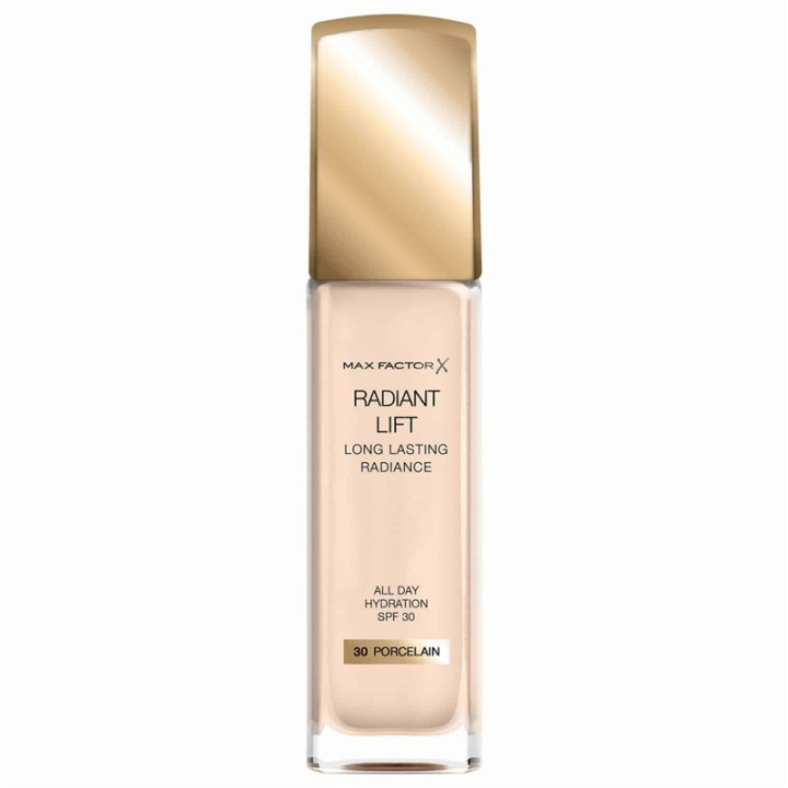 Max Factor Radiant Lift Foundation 30ml - 30 Porcelain ryhmässä KAUNEUS JA TERVEYS / Meikit / Meikit Kasvot / Meikkivoide @ TP E-commerce Nordic AB (A12107)