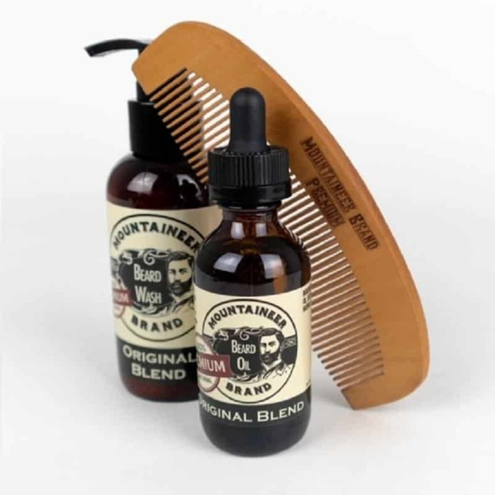 Original Blend Beard Oil & Beard Wash Duo with Comb ryhmässä KAUNEUS JA TERVEYS / Hiukset &Stailaus / Parran hoito / Partaöljy @ TP E-commerce Nordic AB (A12309)