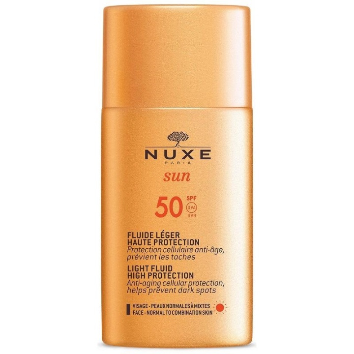 Nuxe Sun Light Fluid High Protection SPF50 50ml ryhmässä KAUNEUS JA TERVEYS / Ihonhoito / Rusketus / Aurinkosuoja @ TP E-commerce Nordic AB (A12338)