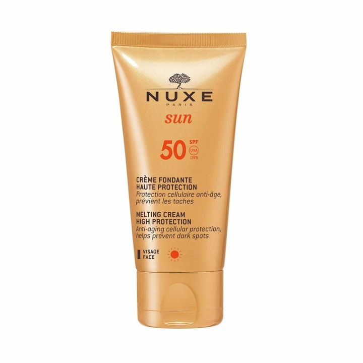 Nuxe Sun Melting Cream High Protection SPF50 50ml ryhmässä KAUNEUS JA TERVEYS / Ihonhoito / Rusketus / Aurinkosuoja @ TP E-commerce Nordic AB (A12339)