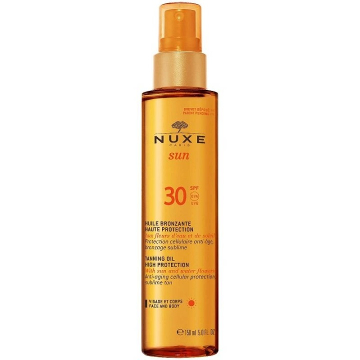 Nuxe Sun Tanning Oil High Protection SPF30 150ml ryhmässä KAUNEUS JA TERVEYS / Ihonhoito / Rusketus / Aurinkosuoja @ TP E-commerce Nordic AB (A12343)