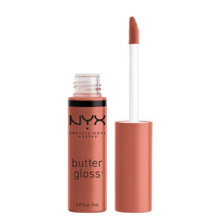 NYX PROF. MAKEUP Butter Lip Gloss - Bit of Honey ryhmässä KAUNEUS JA TERVEYS / Meikit / Huulet / Huulikiilto / Plumper @ TP E-commerce Nordic AB (A12390)
