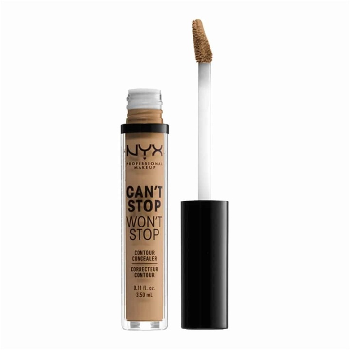 NYX PROF. MAKEUP Can\'t Stop Won\'t Stop Contour Concealer - Caramel ryhmässä KAUNEUS JA TERVEYS / Meikit / Meikit Kasvot / Peitevoide @ TP E-commerce Nordic AB (A12408)