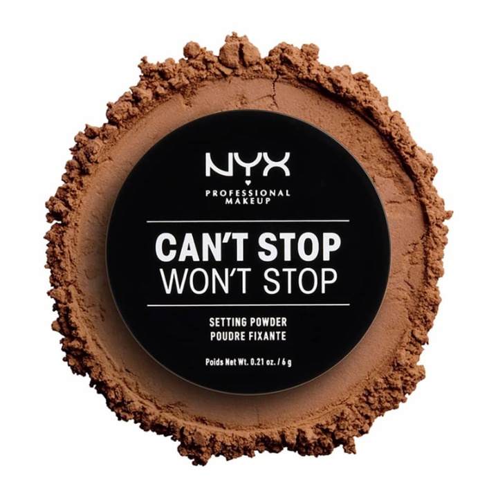 NYX PROF. MAKEUP Cant Stop Wont Stop Setting Powder - Medium/Deep ryhmässä KAUNEUS JA TERVEYS / Meikit / Meikit Kasvot / Puuteri @ TP E-commerce Nordic AB (A12443)