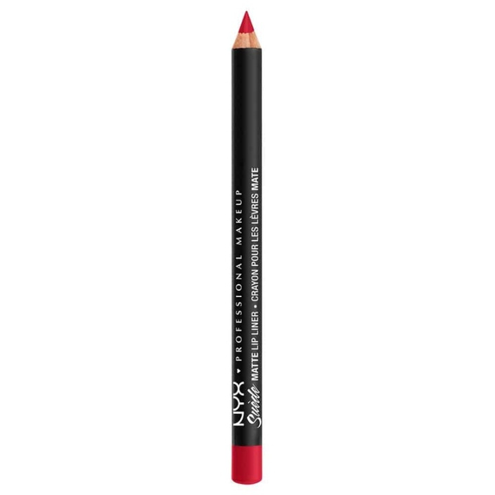 NYX PROF. MAKEUP Suede Matte Lipliner - Spicy ryhmässä KAUNEUS JA TERVEYS / Meikit / Huulet / Huulikynä @ TP E-commerce Nordic AB (A12566)