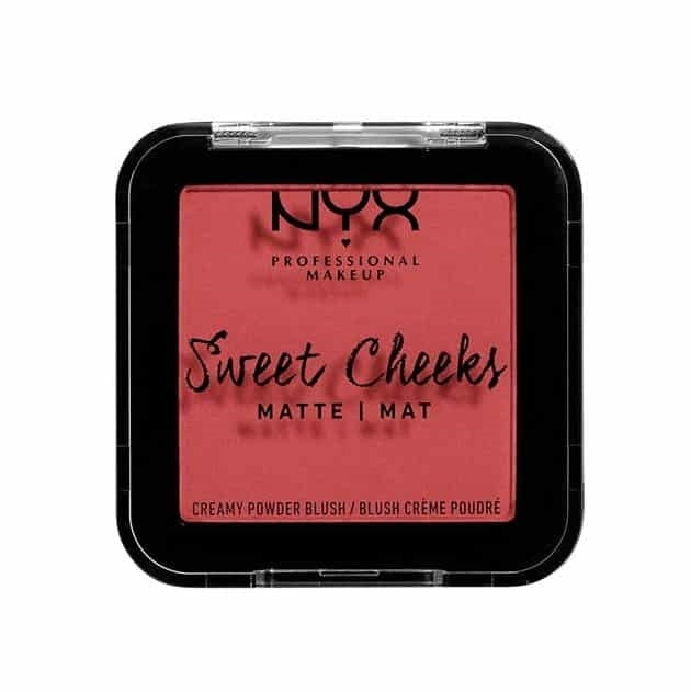 NYX PROF. MAKEUP Sweet Cheeks Creamy Matte Powder Blush - Citrine Rose ryhmässä KAUNEUS JA TERVEYS / Meikit / Meikit Kasvot / Poskipuna / Aurinkopuuteri @ TP E-commerce Nordic AB (A12577)