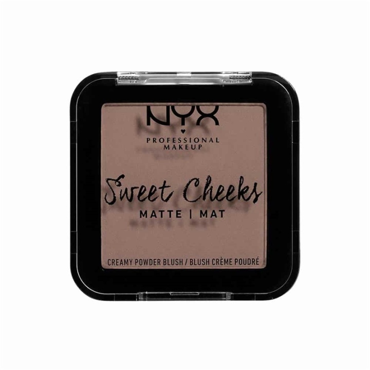 NYX PROF. MAKEUP Sweet Cheeks Creamy Matte Powder Blush - So Taupe ryhmässä KAUNEUS JA TERVEYS / Meikit / Meikit Kasvot / Poskipuna / Aurinkopuuteri @ TP E-commerce Nordic AB (A12584)