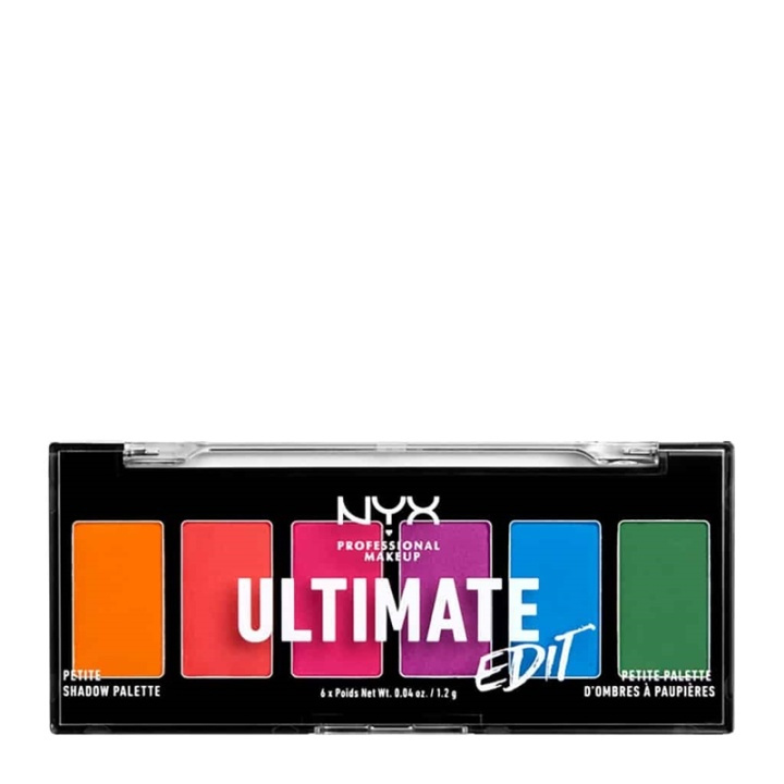 NYX PROF. MAKEUP Ultimate Shadow Palette Petit Edition - Brights ryhmässä KAUNEUS JA TERVEYS / Meikit / Silmät ja kulmat / Luomivärit @ TP E-commerce Nordic AB (A12598)