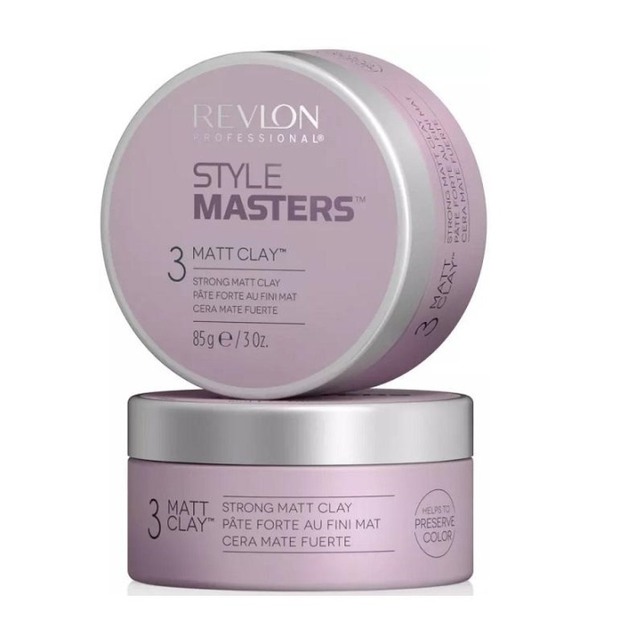 Revlon Style Masters 3 - Strong Matt Clay 85g ryhmässä KAUNEUS JA TERVEYS / Hiukset &Stailaus / Hiusten stailaus / Karvanpoistovaha @ TP E-commerce Nordic AB (A12884)