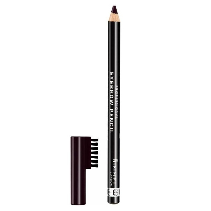 Rimmel London Eyebrow Pencil 004 Black Brown ryhmässä KAUNEUS JA TERVEYS / Meikit / Silmät ja kulmat / Kulmakynä @ TP E-commerce Nordic AB (A12894)