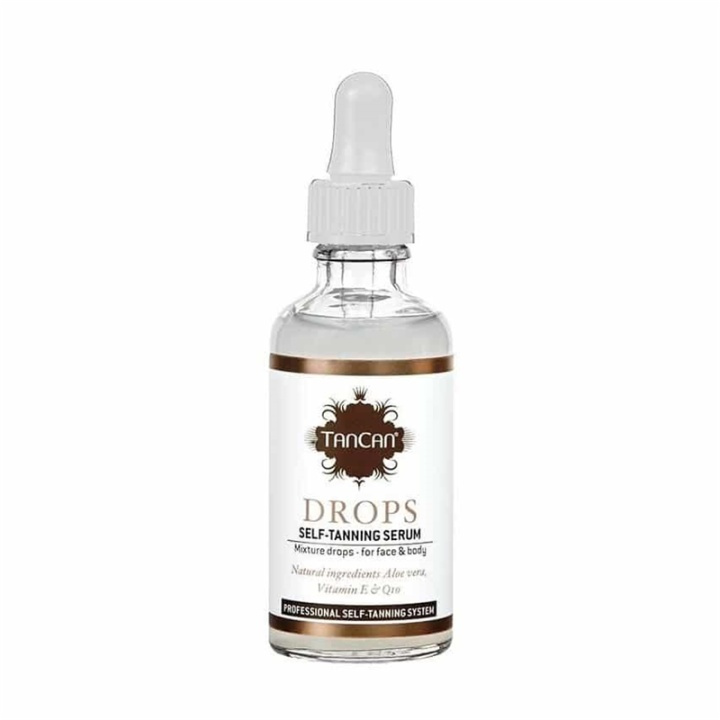 TanCan Drops Self-Tanning Serum 50ml ryhmässä KAUNEUS JA TERVEYS / Ihonhoito / Rusketus / Itseruskettava @ TP E-commerce Nordic AB (A13038)