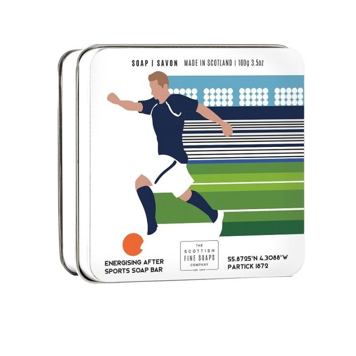 Scottish Fine Soaps Sports Soap Bar Football 100g ryhmässä KAUNEUS JA TERVEYS / Hiukset &Stailaus / Parran hoito / Muut parranhoitotuottet @ TP E-commerce Nordic AB (A13060)