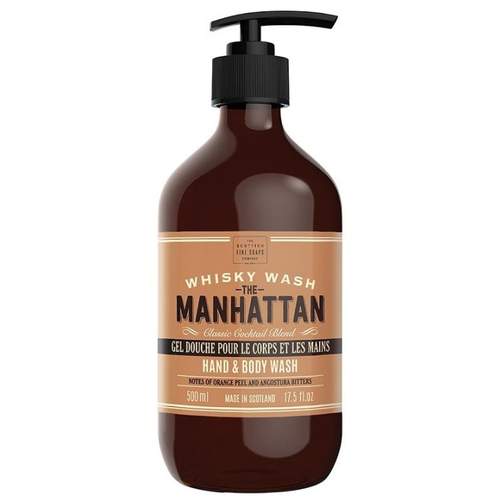 Scottish Fine Soaps The Manhattan Hand & Body Wash 500ml ryhmässä KAUNEUS JA TERVEYS / Hiukset &Stailaus / Parran hoito / Muut parranhoitotuottet @ TP E-commerce Nordic AB (A13063)