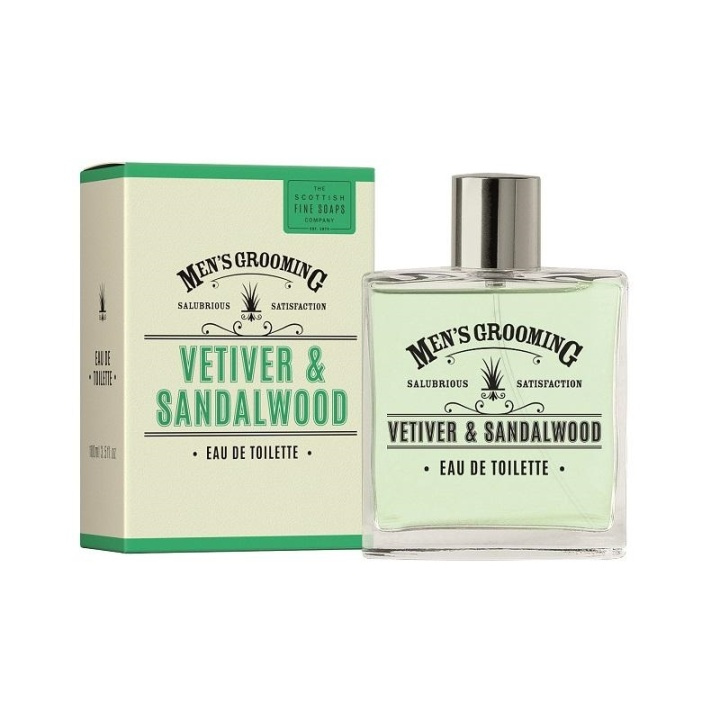 Scottish Fine Soaps Vetiver & Sandalwood Edt 100ml ryhmässä KAUNEUS JA TERVEYS / Lahjapakkaukset / Miesten lahjapakkaukset @ TP E-commerce Nordic AB (A13077)