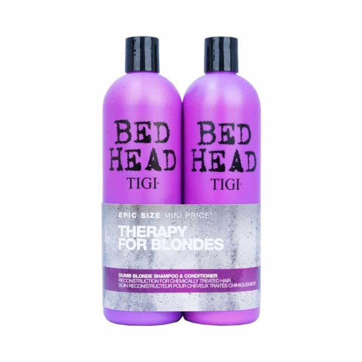 Tigi Bed Head Dumb Blonde Tweens 2x750ml ryhmässä KAUNEUS JA TERVEYS / Hiukset &Stailaus / Hiustenhoito / Shampoo @ TP E-commerce Nordic AB (A13090)