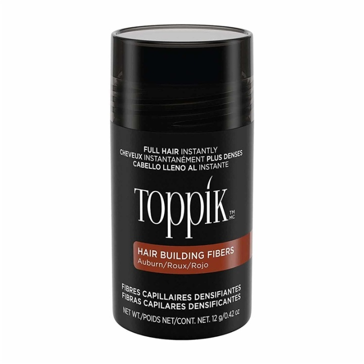 Toppik Hair Building Fibers Regular 12g - Auburn ryhmässä KAUNEUS JA TERVEYS / Hiukset &Stailaus / Hiusten stailaus / Tuuheuttava hiuspuuteri @ TP E-commerce Nordic AB (A13102)