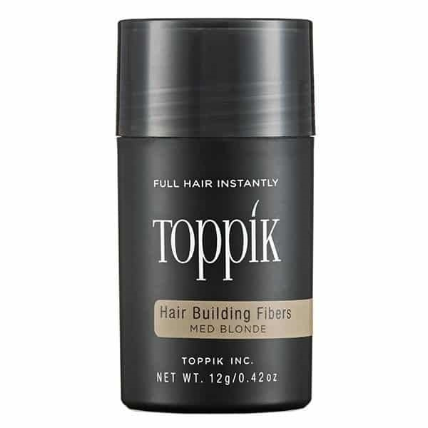 Toppik Hair Building Fibers Regular 12g - Medium Blonde ryhmässä KAUNEUS JA TERVEYS / Hiukset &Stailaus / Hiusten stailaus / Tuuheuttava hiuspuuteri @ TP E-commerce Nordic AB (A13107)
