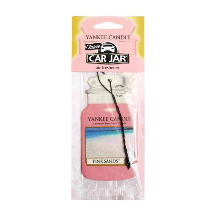 Yankee Candle Car Jar Air Freshener Pink Sands ryhmässä KAUNEUS JA TERVEYS / Tuoksut & Parfyymit / Muut tuoksut / Tuoksukynttilät @ TP E-commerce Nordic AB (A13253)